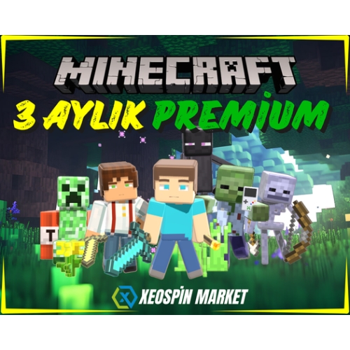  Minecraft 3 Aylık PremiumAnında Teslim+Garanti